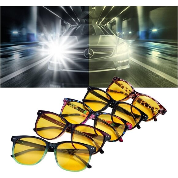 Night Vision Driving Glasses – Polarized Anti-Glare Clear Lenses for Men & Women - Picture 5 of 7